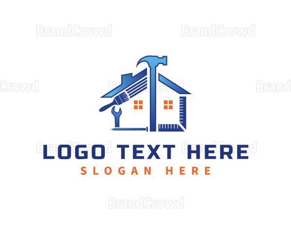 Tools Construction Remodeling Logo