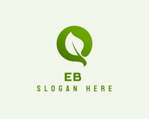 Vegetarian - Gardening Letter Q logo design