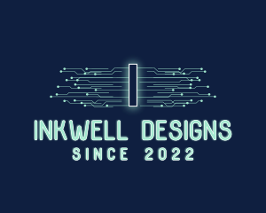 Neon - Digital Circuit Technology logo design