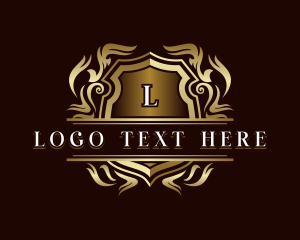 Decorative - Elegant Crest Shield logo design