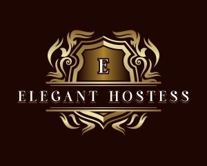 Elegant Crest Shield logo design