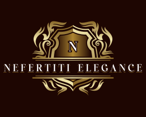 Elegant Crest Shield logo design