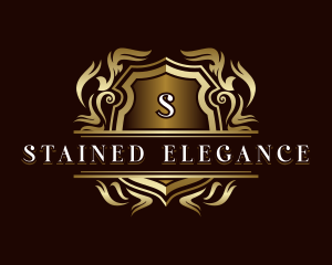 Elegant Crest Shield logo design