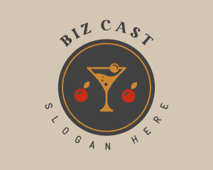 Mixologist - Cocktail Cherry Drink logo design