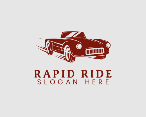 Vintage Car Automobile logo design