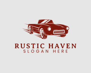 Vintage Car Automobile logo design