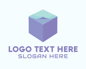 3D Paper Cube  Logo