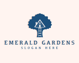 Tree House Garden logo design