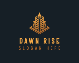 Hight Rise Tower Property logo design