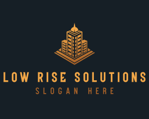 Hight Rise Tower Property logo design