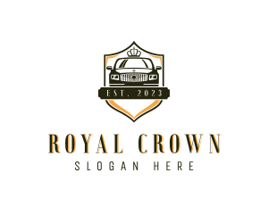 Royal Luxury Car Transportation logo design