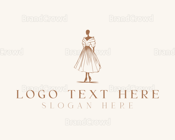 Feminine Fashion Garment Logo