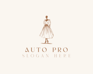 Dress - Feminine Fashion Garment logo design