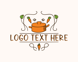 Organic Gourmet Cooking Logo