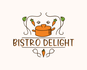 Organic Gourmet Cooking logo design