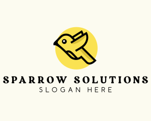 Sparrow - Tourism Sparrow Bird logo design