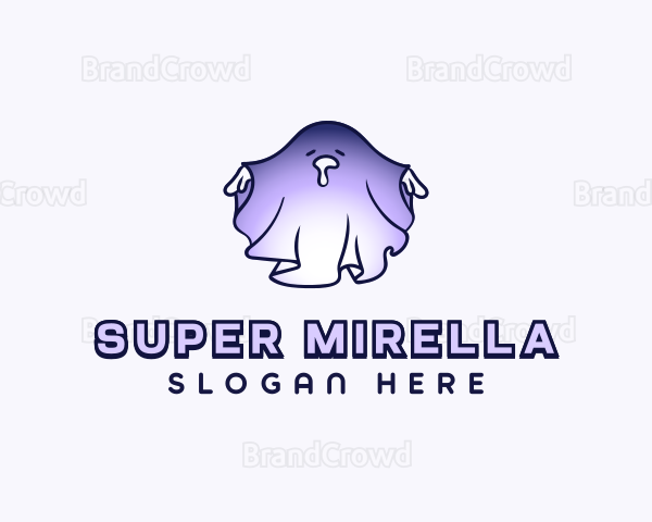 Scary Ghost Costume Logo