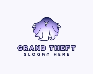 Scary Ghost Costume Logo