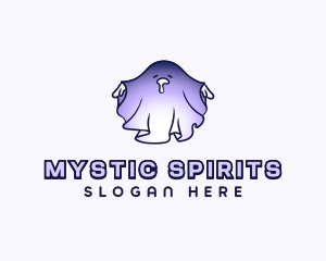 Scary Ghost Costume logo design