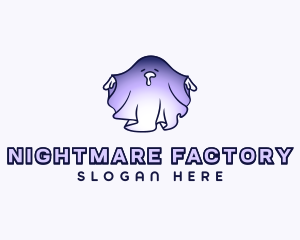 Scary Ghost Costume logo design