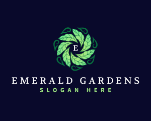 Nature Leaf Garden logo design