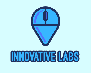 Computer Mouse Locator logo design