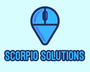 Computer Mouse Locator logo design