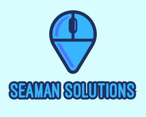 Computer Mouse Locator logo design