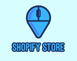 Computer Mouse Locator logo design