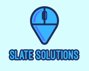 Computer Mouse Locator logo design