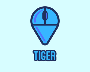 Computer Mouse Locator logo design