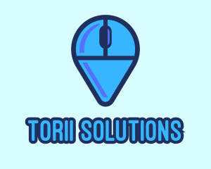 Computer Mouse Locator logo design