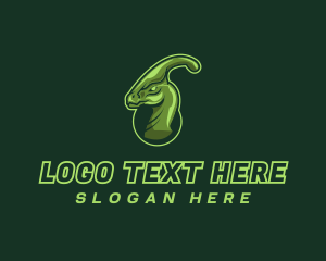 Mobile Gaming - Jurassic Dinosaur Avatar logo design