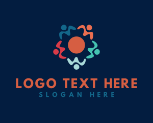 Conference - Colorful Community People logo design
