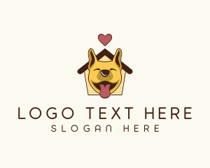 Canine - Veterinary Pet House logo design