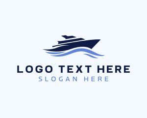 Cruise - Speedboat Cruise Travel logo design