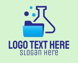 Pharma - Research Lab Folder logo design