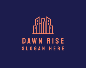 Real Estate Skyline logo design