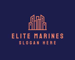 Real Estate Skyline logo design