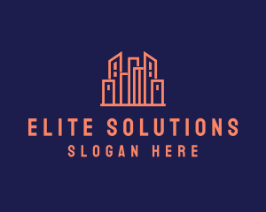 Real Estate Skyline logo design