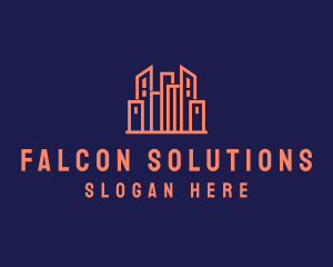 Real Estate Skyline logo design