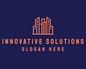 Real Estate Skyline logo design