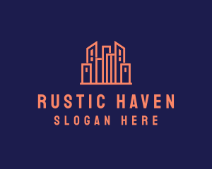 Real Estate Skyline logo design