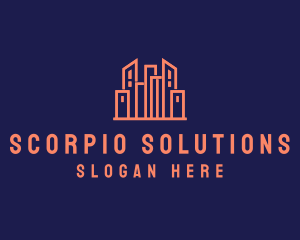 Real Estate Skyline logo design