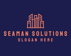 Real Estate Skyline logo design