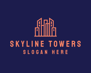 Real Estate Skyline logo design