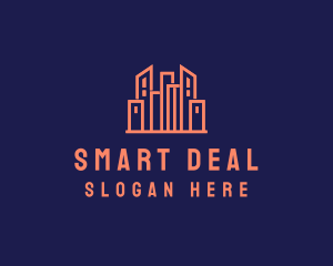 Real Estate Skyline logo design