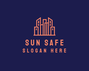 Real Estate Skyline logo design