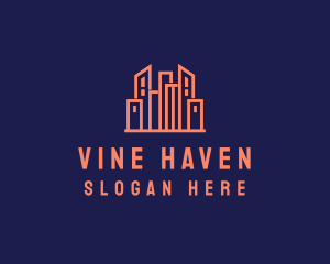 Real Estate Skyline logo design