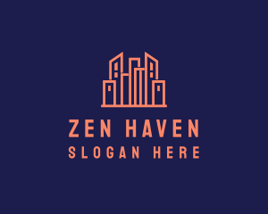 Real Estate Skyline logo design